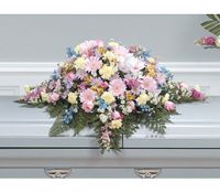 Peaceful Pastels Casket Spray