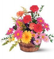 Vibrant Basket Arrangement