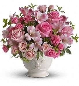 Pink Potpourri Bouquet with Roses