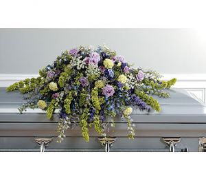 Glorious Garden Casket Spray