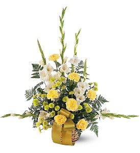 Vibrant Yellow Basket