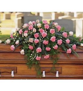 Heavenly Pink Casket Spray