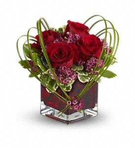 Sweet Thoughts Bouquet with Red Roses