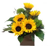 Sunflowers In A Box